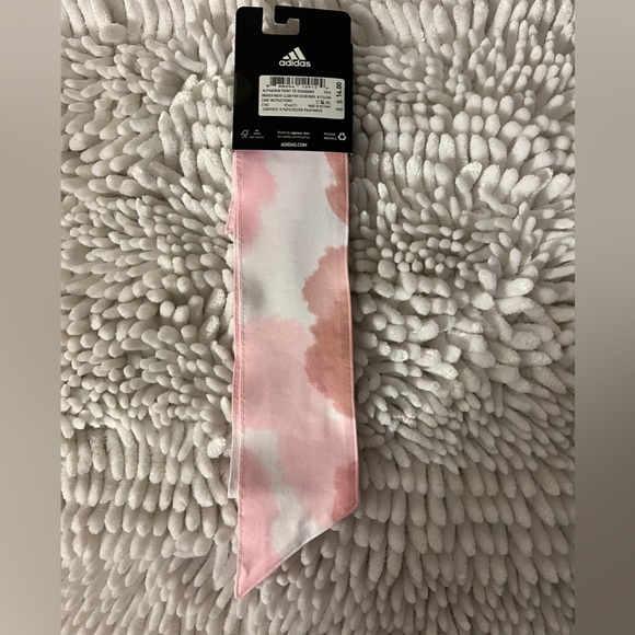 Adidas Alphaskin Print Tie Headband NWT - Picture 2 of 6